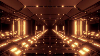 未来主义的科幻金属隧道走廊与不错的发光的灯呈现背景<strong>壁纸</strong>未来科幻空间建筑插图未来主义的科幻金属隧道走廊与不错的发光的灯呈现背景<strong>壁纸</strong>