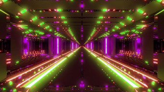未来主义的科幻隧道走廊与热发光的金属呈现背景壁纸未来科幻空间船隧道与热发光插图未来主义的科幻隧道走廊与热发光的金属呈现背景壁纸