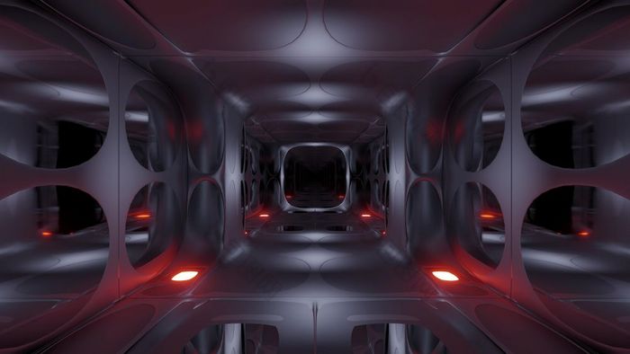 清洁未来主义的外星人科幻幻想机库隧道走廊呈现背景壁纸现代未来插图建筑清洁未来主义的外星人科幻幻想机库隧道走廊呈现背景壁纸