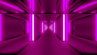 清洁粉红色的隧道走廊与玻璃窗户插图背景壁纸设计时尚的艺术房间呈现与发光的灯清洁粉红色的隧道走廊与玻璃窗户插图背景壁纸设计