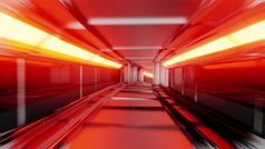 清洁银隧道走廊与发光的灯插图背景壁纸未来主义的科幻金属空间隧道呈现设计清洁银隧道走廊与发光的灯插图背景壁纸