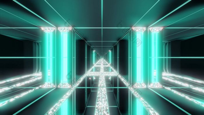 未来主义的科幻空间寺庙与发光的钻石圣诞节纹理插图背景壁纸没完没了的空间科幻隧道走廊呈现设计图形未来主义的科幻空间寺庙与发光的钻石圣诞节纹理插图背景壁纸