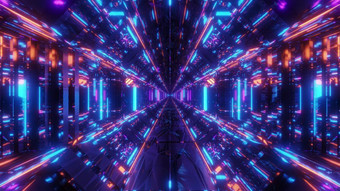 高反光发光的科幻隧道走廊与未来主义的灯和反射插图背景壁纸没完没了的科幻机库与很酷的反射呈现图形设计高反光发光的科幻隧道走廊与未来主义的灯和反射插图背景壁纸