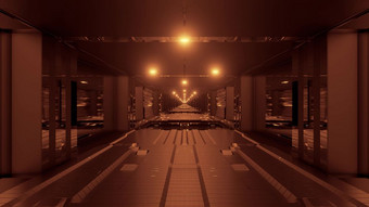 未来主义的科幻空间隧道走廊与发光的灯和玻璃窗户和博托姆插图背景壁纸图形艺术作品没完没了的科幻隧道renderig与反光contur未来主义的科幻空间隧道走廊与发光的灯和玻璃窗户和博托姆插图背景壁纸图形
