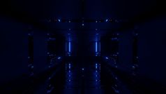 插图背景黑暗未来主义的科幻隧道走廊图形艺术作品呈现与没完没了的黑暗科幻小说崇拜大厅壁纸插图背景黑暗未来主义的科幻隧道走廊图形艺术作品