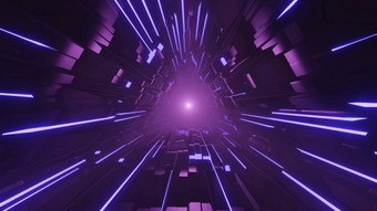 紫色的黑暗照明光通道呃插图背景三方黑暗时间旅行网关呃插图背景