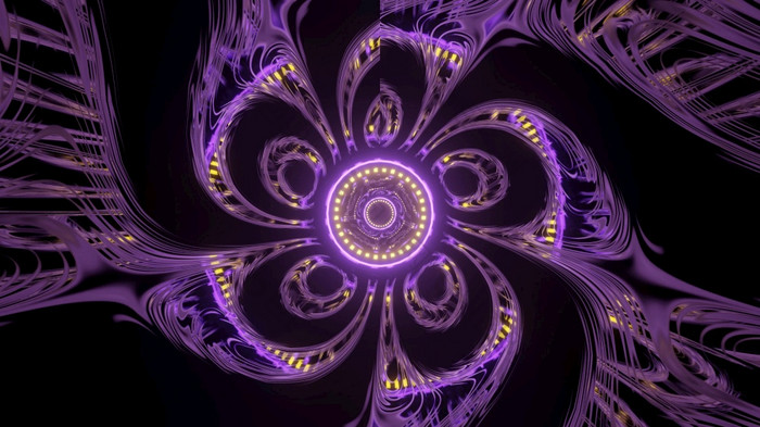 秘密隧道黑暗与紫色的光环呃插图背景神秘的权力紫色的发光的隧道呃插图背景
