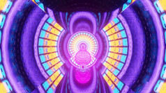 有趣的紫色的光门户网站呃插图背景霓虹灯反映幻想世界呃插图背景