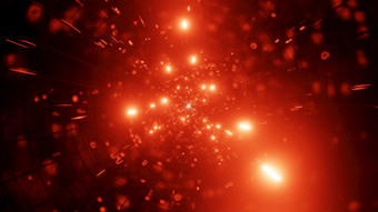 背景壁纸插图橙色明亮的<strong>发光</strong>的火粒子飞行对相机很酷的循环为音乐家背景壁纸插图火粒子星系虫洞