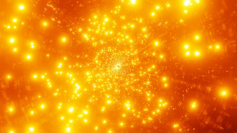 背景壁纸插图橙色热发光的空间粒子光射线与明亮的发光背景壁纸插图火粒子星系