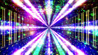 发光的呃科幻空间隧道粒子插图背景壁纸设计艺术作品发光的科幻空间隧道粒子插图背景壁纸设计艺术作品