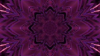 插图摘要艺术背景与紫色的水晶形状的设计和光反射效果内部未来主义的空间隧道分形紫色的水晶点缀插图