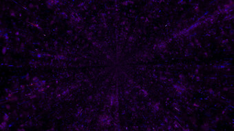摘要黑暗插图紫色的点和粒子形成星系就像走廊黑暗插图的角度来看摘要隧道