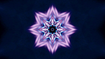 插图呃摘要背景充满活力的没完没了的隧道形状明星与紫色的和蓝色的霓虹灯照明插图呃明星形状的霓虹灯走廊
