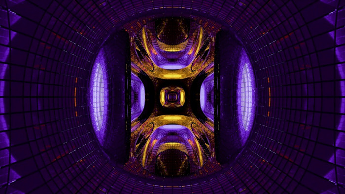 摘要插图代表没完没了的未来主义的隧道与黑暗紫色的网孔呃质量插图黑暗呃隧道与孔