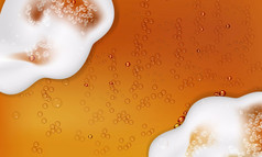 向量插图现实的光黑暗啤酒与泡沫和泡沫很酷的液体喝向量插图现实的光黑暗啤酒