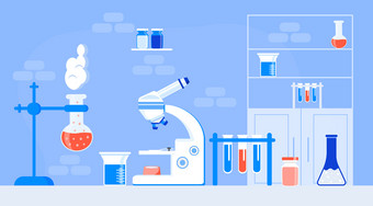 化学<strong>实验室</strong>与桌子上管显微镜科学家们工作场所概念向量教育化学微生物学实验研究<strong>实验室</strong>向量插图平设计化学<strong>实验室</strong>与桌子上管显微镜科学家们工作场所概念向量教育化学微生物学实验研究<strong>实验室</strong>向量插图