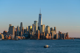 较低的曼哈顿哪一个分<strong>开新</strong>纽约城市景观河一边哪一个可以看到一个世界贸易中心美国采取从<strong>新</strong>泽西岛