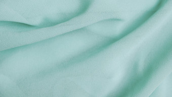 绿色薄荷雪纺织物纹理背景