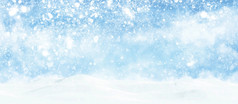 圣诞节背景设计雪下降冬天季节插图