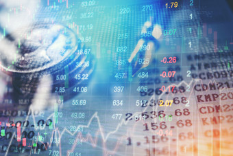 图股票市场金融指示器分析摘要股票市场数据概念股票市场金融数据统计图背景