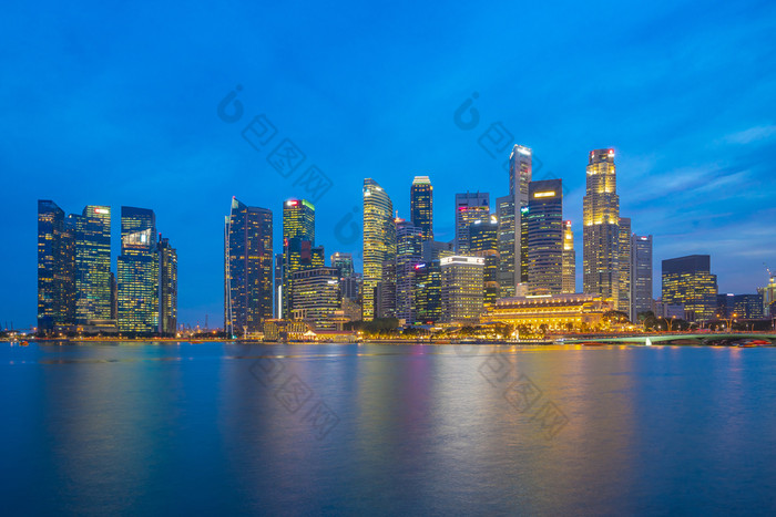湾新加坡与具有里程碑意义的建筑新加坡