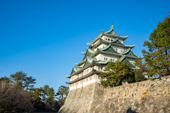 名古屋<strong>日本</strong>2月名古屋城堡的著名的的地方名古屋<strong>日本</strong>