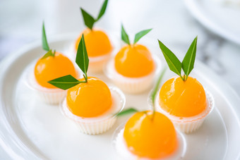 橙色水母是装饰板orange-like特征有甜蜜的和酸味道