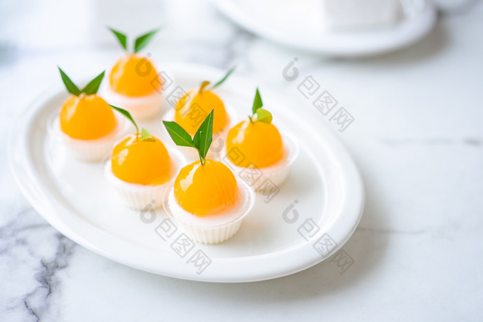 橙色水母是装饰板orange-like特征有甜蜜的和酸味道