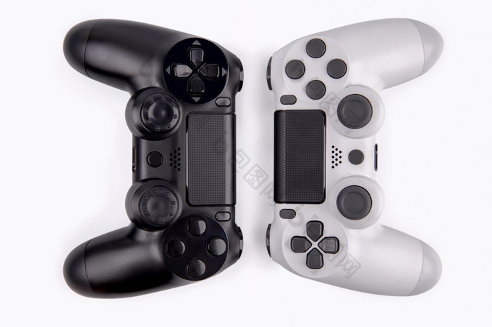 操纵杆游戏控制器孤立的白色背景视频游戏控制台发达互动娱乐