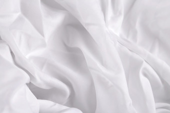 <strong>白色丝绸</strong>缎奢侈品布纹理<strong>背景</strong>光滑的优雅的织物床上表纹理