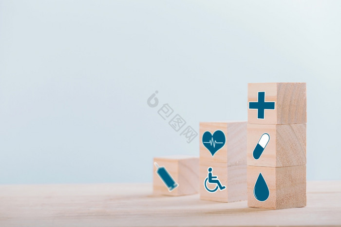 表情符号图标医疗保健医疗象征木块医疗保健图片