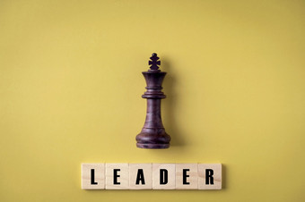 王战斗国际象棋游戏站黄色的背景领导和业务愿景为赢得业务游戏业务领导概念