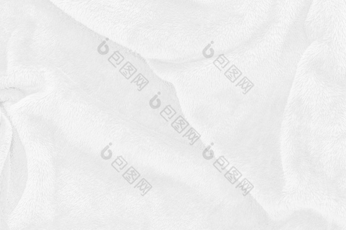 白色织物纹理为壁纸摘要布背景与软波
