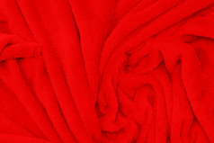 红色的丝绸织物纹理可以使用为背景前视图