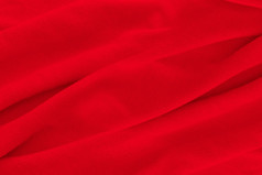 红色的织物纹理背景摘要布背景与软波
