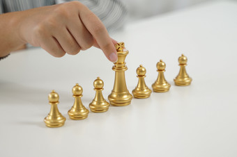 业务玩与国际象棋游戏成功管理概念业务<strong>策略</strong>和<strong>策略</strong>挑战