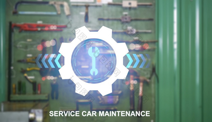 工具对象为机械师检查与扳手为修复服务维护保险车为运输汽车汽车车保险和维护服务图像