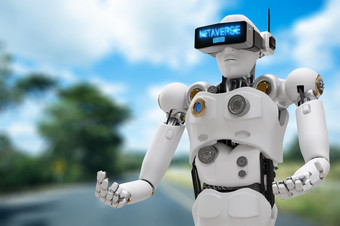 机器人社区元宇宙为化身现实游戏虚拟现实人区块链连接技术投资业务生活方式技术