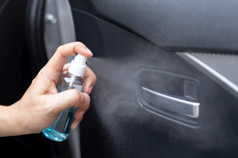 喷雾清洁车保护对电晕病毒