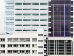 现代办公室建筑的市中心区域泰国
