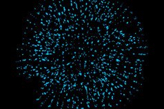 摘要背景蓝色的粒子爆炸冲击波呈现
