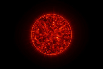 强大的燃烧太阳太阳能系统空间回来背景呈现强大的燃烧太阳太阳能系统空间回来背景呈现