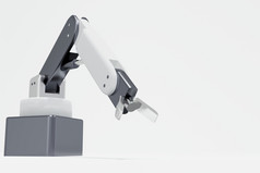 技术工业概念动画机器人手臂呈现