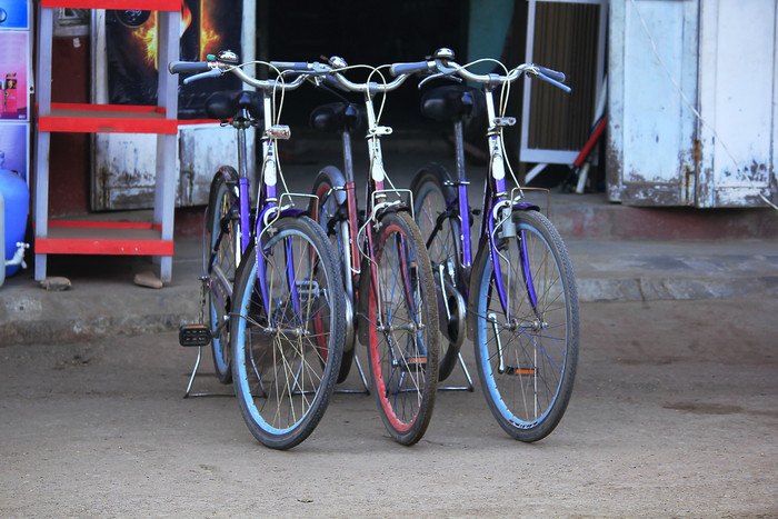 自行车旅行蒲甘图片
