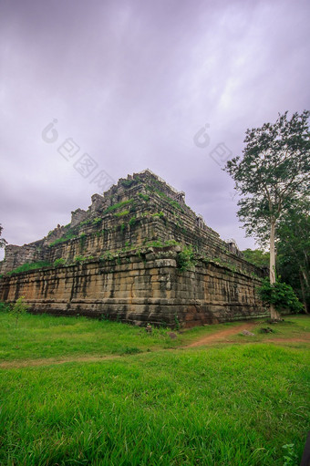 KOH克古老的城堡集团的高棉语王国的过去的