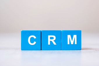 crm文本客户的关系管理多维数据集块表格背景金融市场营销和业务概念