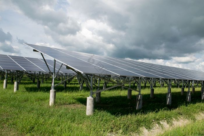 光伏太阳能面板为可再生能源电