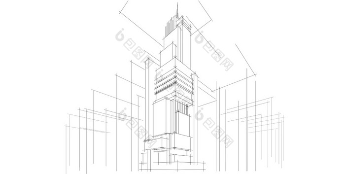 插图体系结构建筑的角度来看行现代城市体系结构摘要背景设计体系结构建筑插图摘要体系结构背景摘要体系结构背景