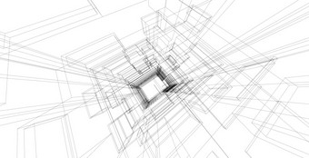 摘要体系结构线框背景设计体系结构建筑插图现代城市体系结构摘要体系结构线框背景设计